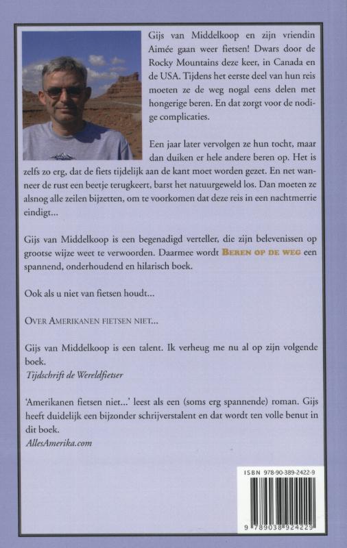 Achterkant van Beren op de weg