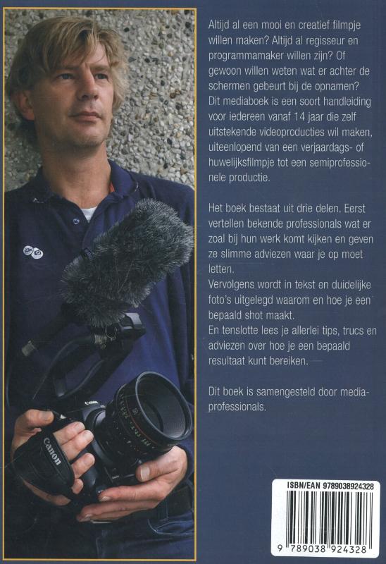 Achterkant van Mediaboek video en televisie maken