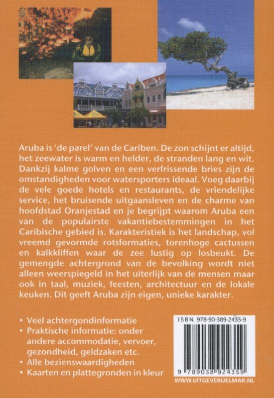 Achterkant van Reishandboek Aruba