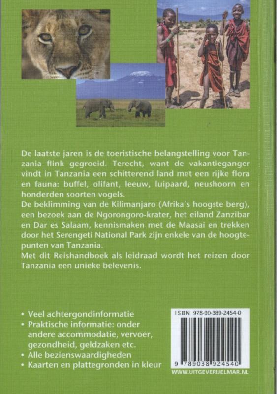 Achterkant van Tanzania