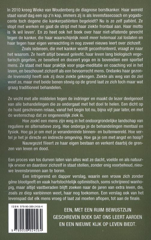 Achterkant van Ik wil leven