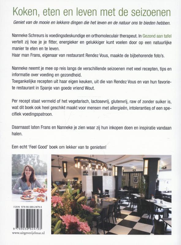Achterkant van Gezond aan tafel