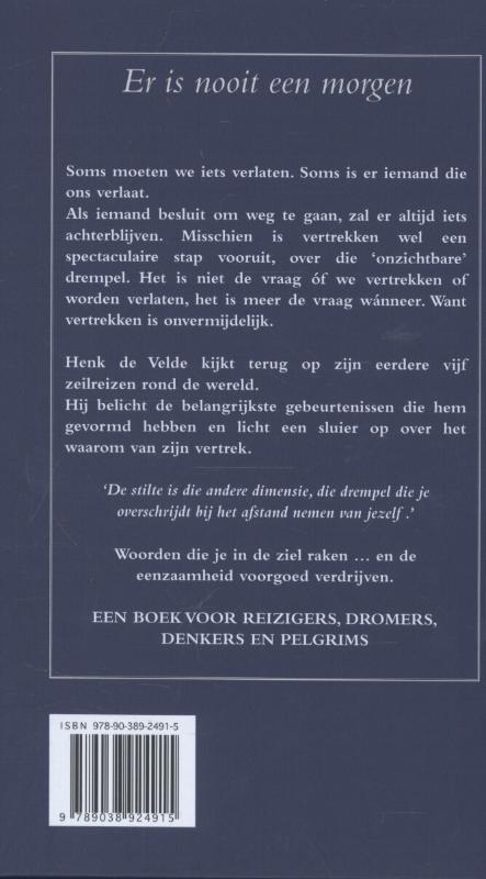 Achterkant van Er is nooit een morgen