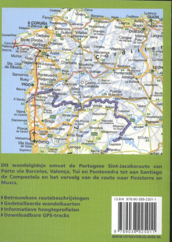 Achterkant van Caminho Português
