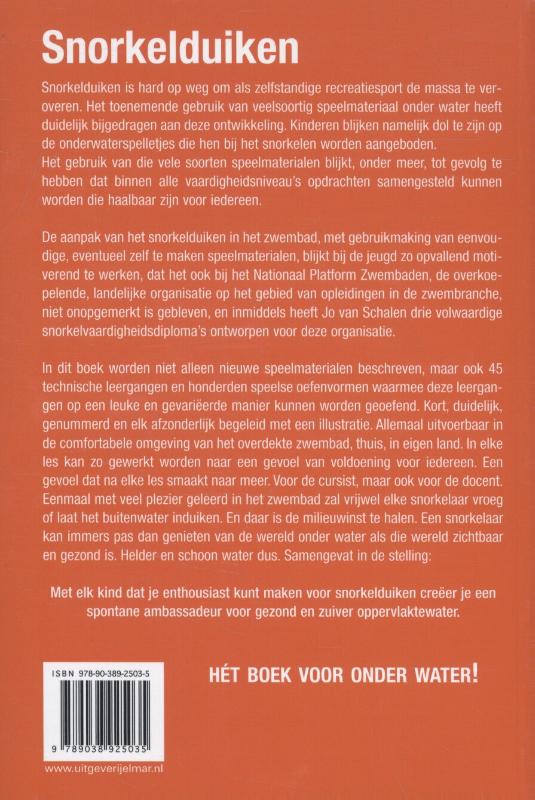 Achterkant van Snorkelduiken