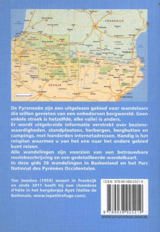 Achterkant van 1 Baskenland en Parc National des Pyrénées Occidentales