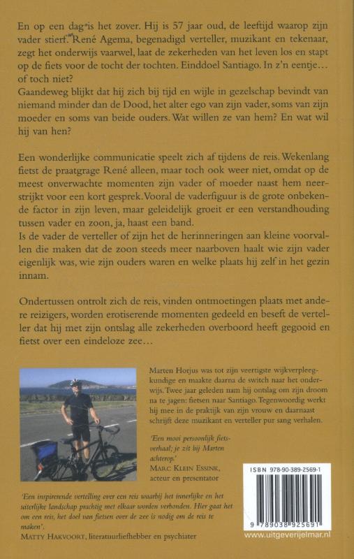 Achterkant van Fietsen op zee