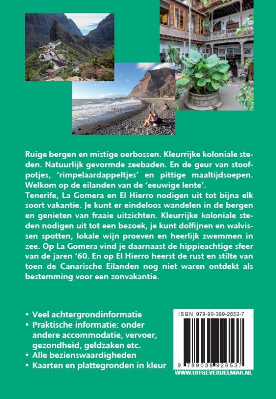 Achterkant van Reishandboek Tenerife, La Gomera & El Hierro