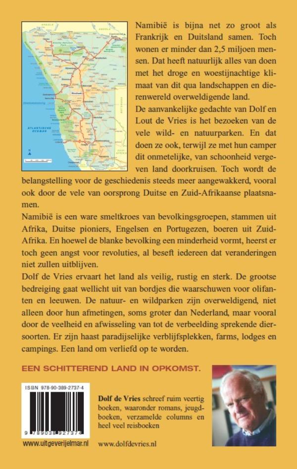 Achterkant van Namibië, een rustig, sterk land