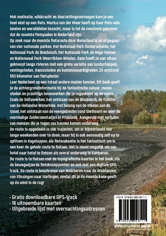 Achterkant van Fietsen van Walcheren naar de Waddenzee