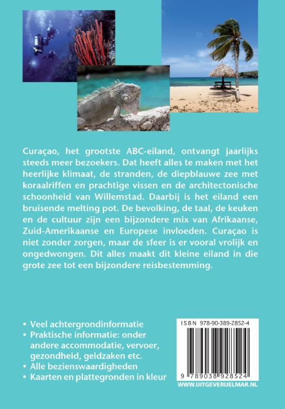 Achterkant van Reishandboek Curaçao