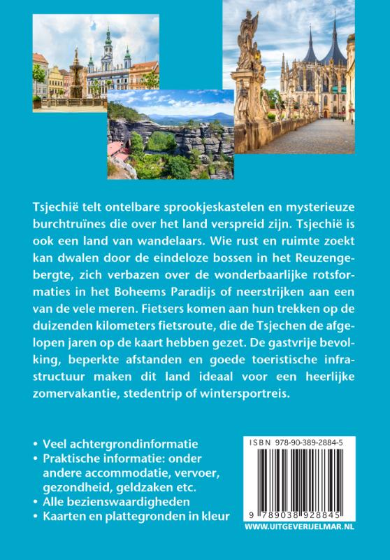 Achterkant van Reishandboek Tsjechië