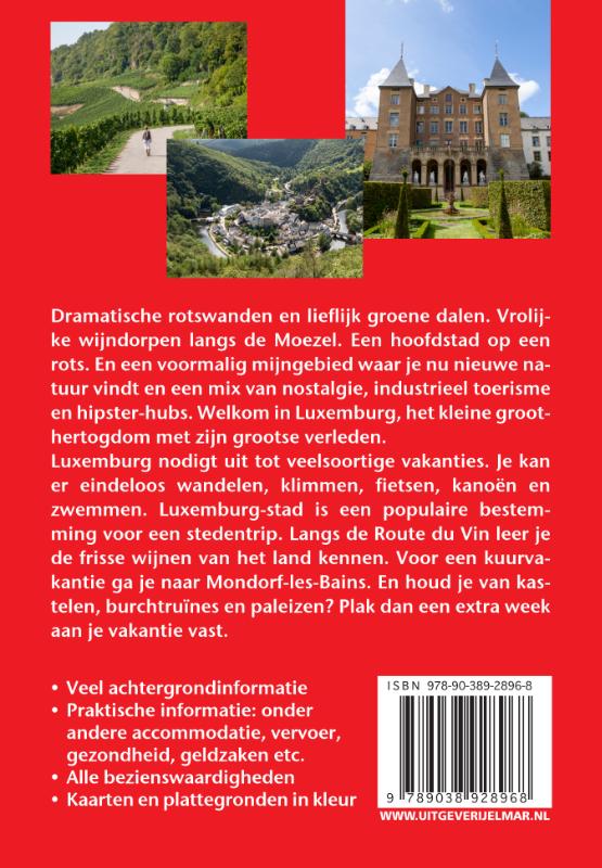 Achterkant van Reishandboek Luxemburg