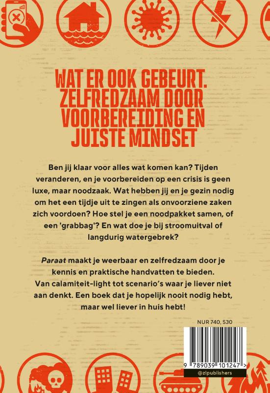 Achterkant van Paraat