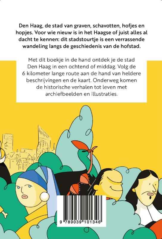 Achterkant van Haags Tourtje