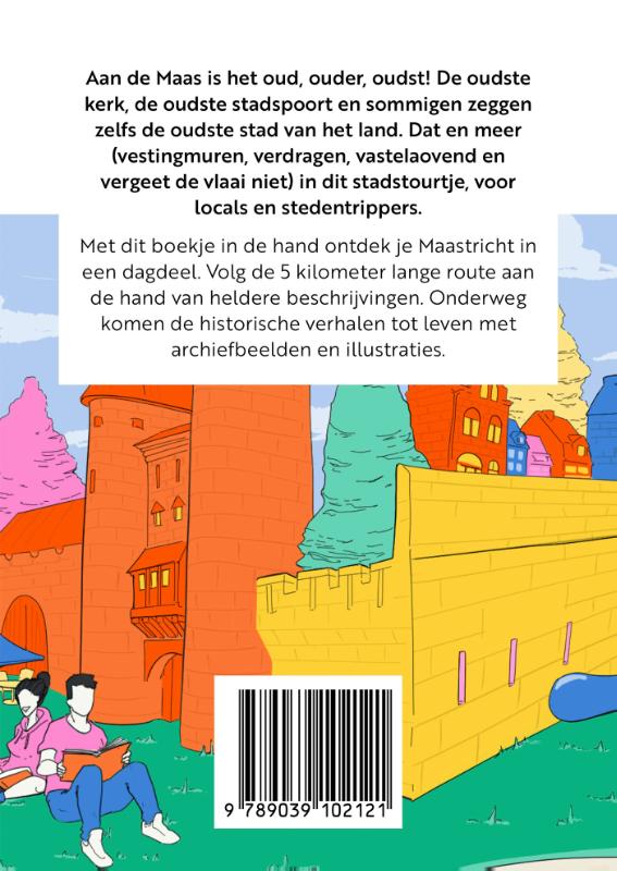Achterkant van Mestreechs Tourtje