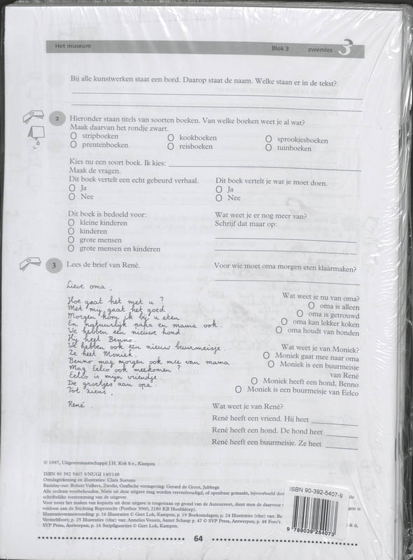 Achterkant van Werkboek
