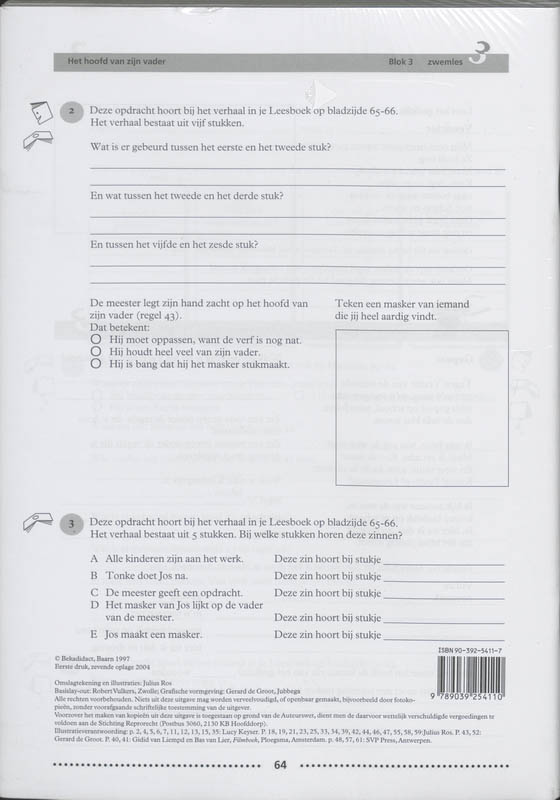 Achterkant van Werkboek