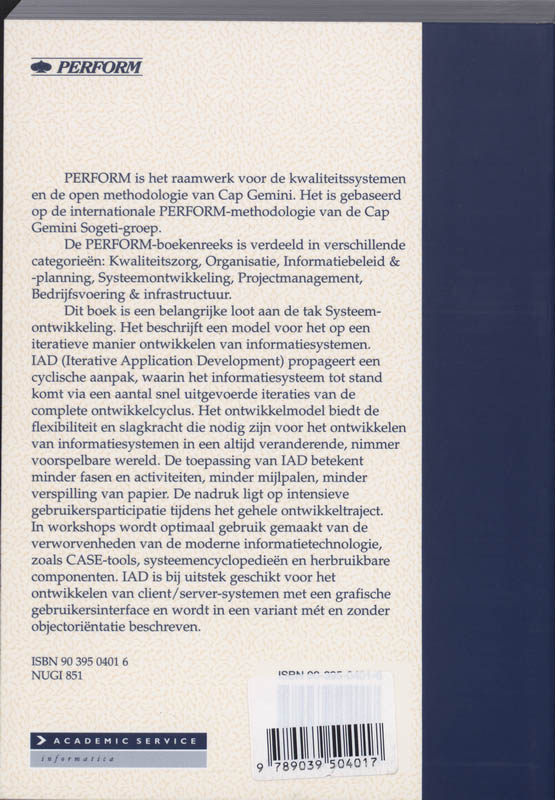 Achterkant van IAD