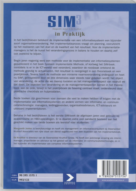 Achterkant van SIM 3 in Praktijk