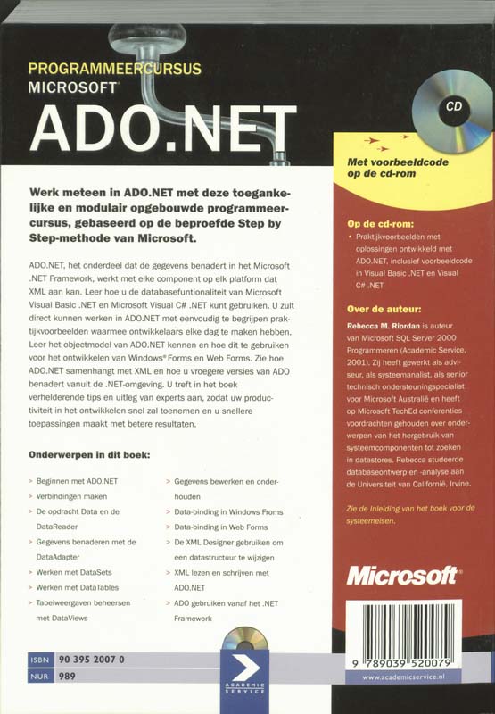 Achterkant van ADO.NET
