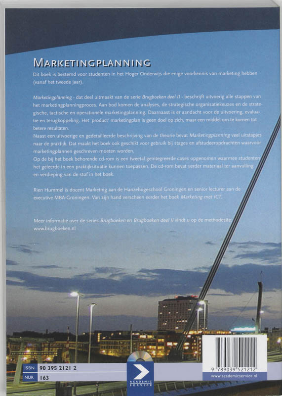 Achterkant van Marketingplanning