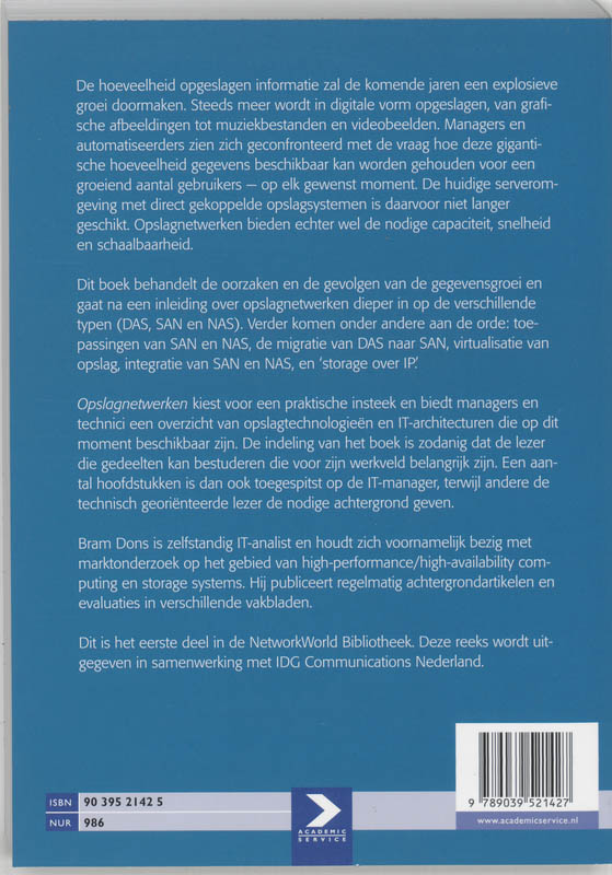 Achterkant van Opslagnetwerken