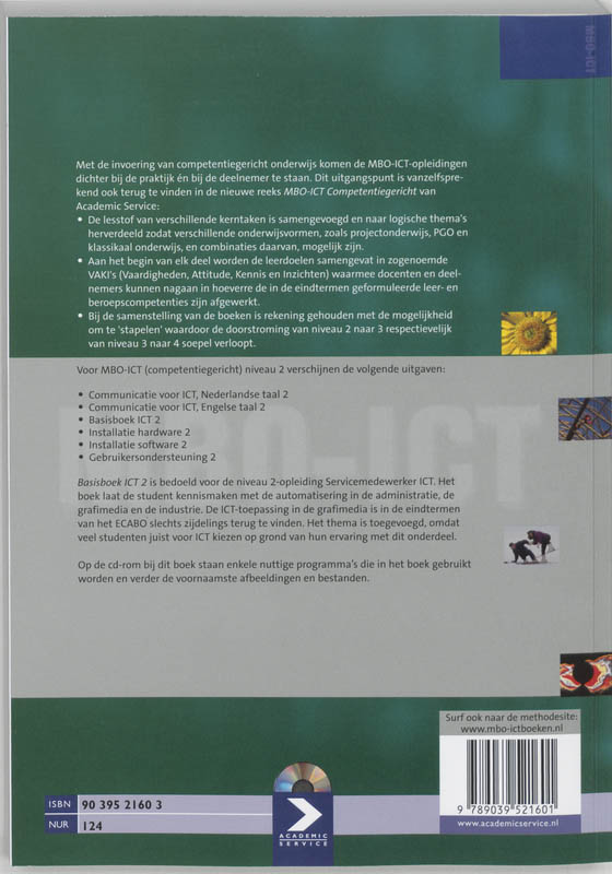 Achterkant van Basisboek ICT 2