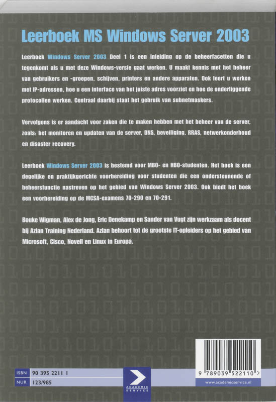 Achterkant van 1