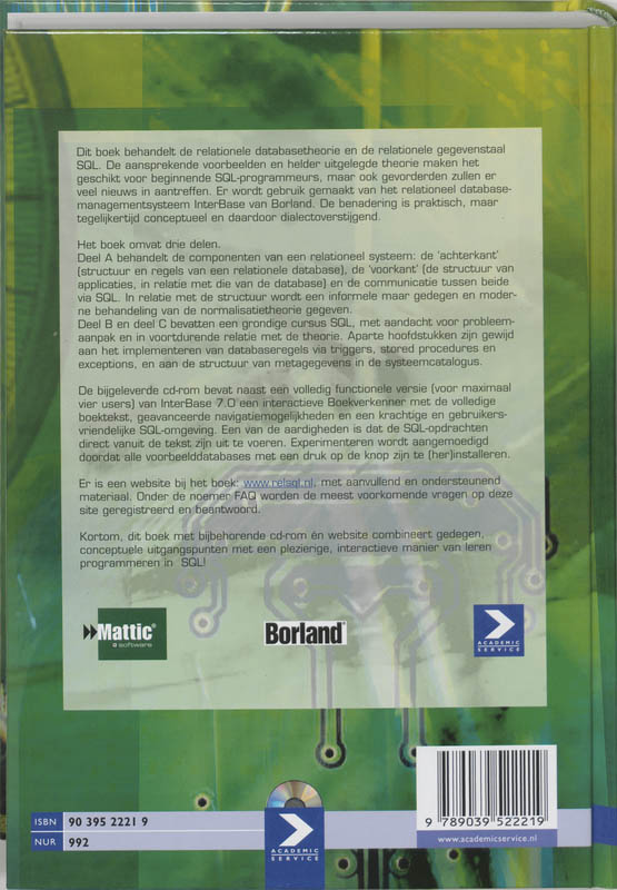Achterkant van Relationele databases en SQL