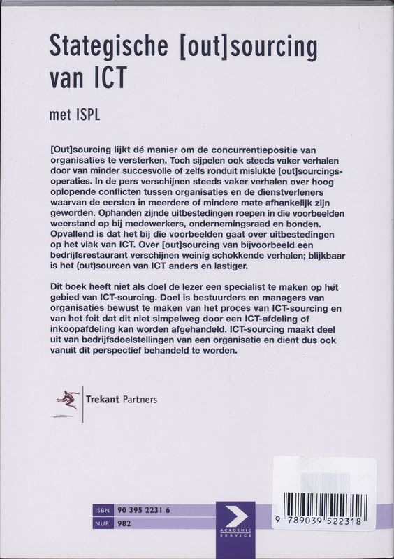 Achterkant van Strategische outsourcing van ICT