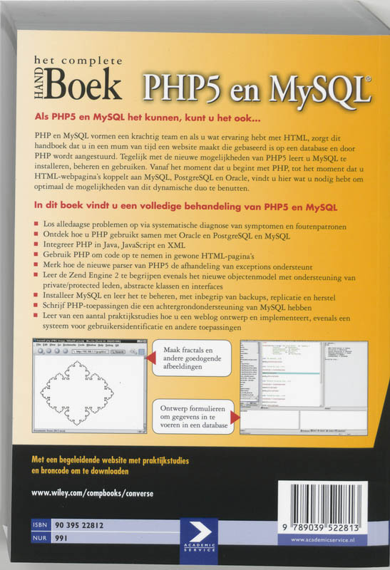 Achterkant van PHP5 en MySQL