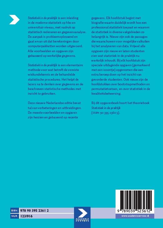 Achterkant van Opgavenboek