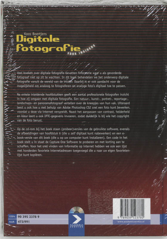 Achterkant van Digitale Fotografie