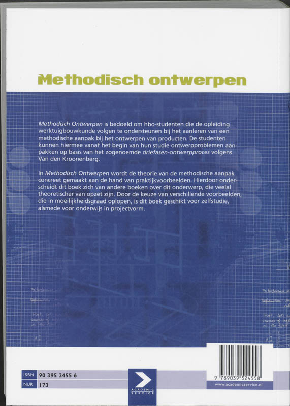 Achterkant van Methodisch Ontwerpen
