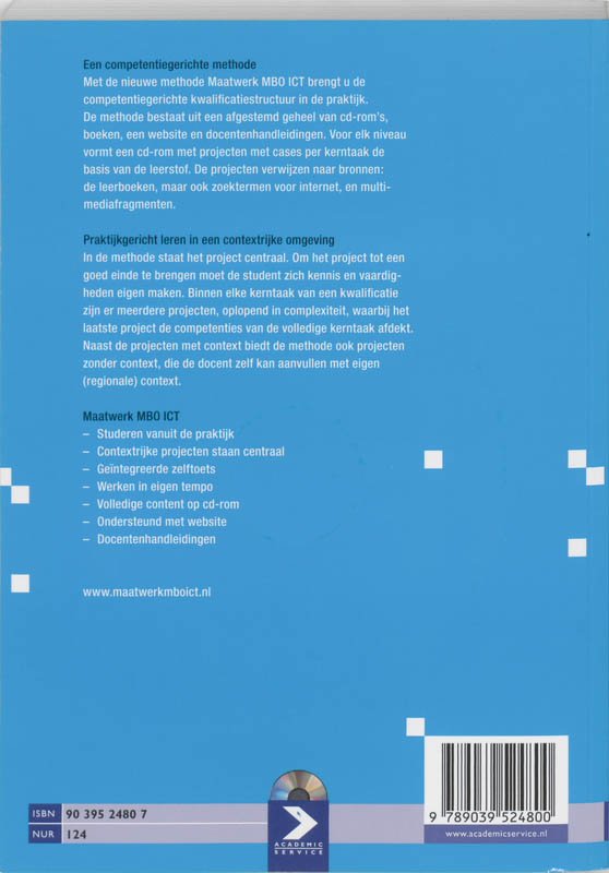 Achterkant van Basisboek ICT 3