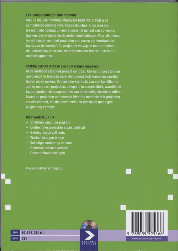 Achterkant van Communicatie voor ICT Engels 2