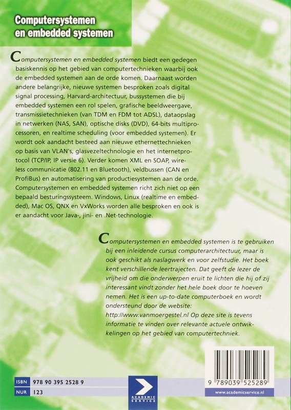 Achterkant van Computersystemen en embedded systemen