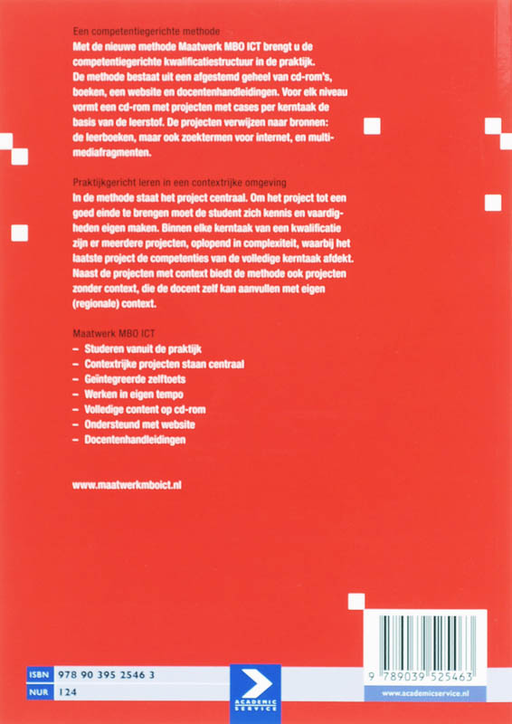 Achterkant van 4 Informatieanalyse