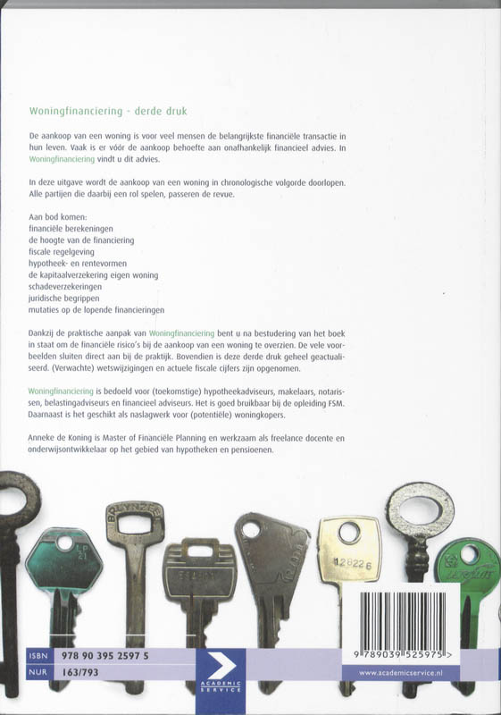 Achterkant van Woningfinanciëring