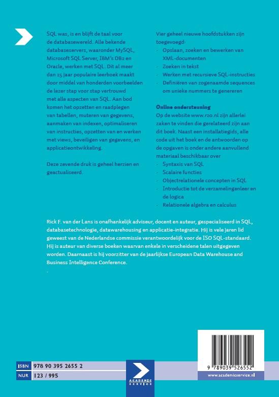 Achterkant van Leerboek