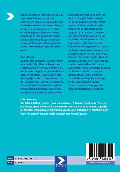 Achterkant van PL/SQL