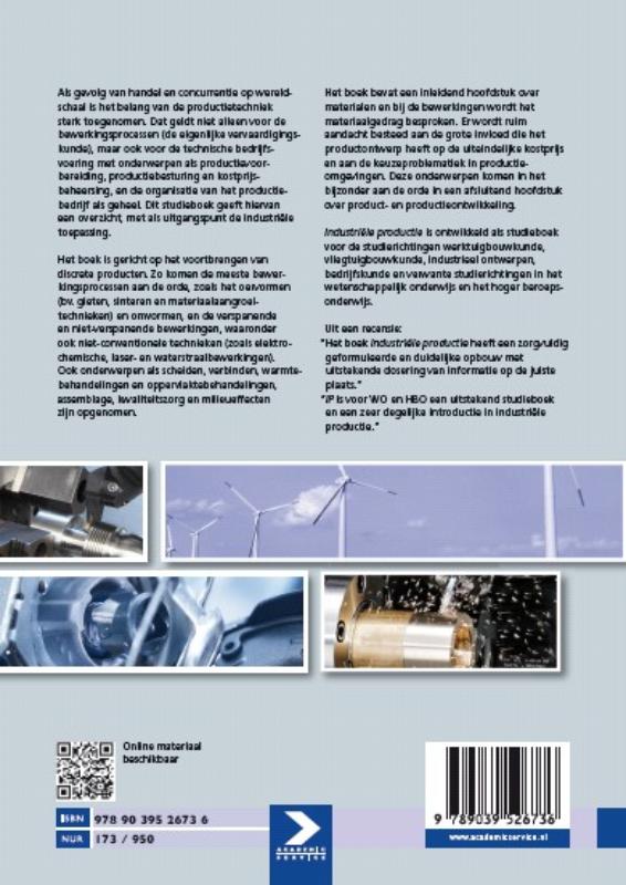Achterkant van Industriële productie