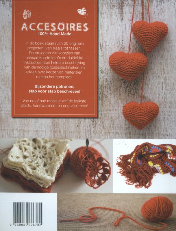 Achterkant van 100% hand made accessoires