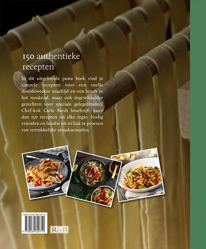 Achterkant van pasta