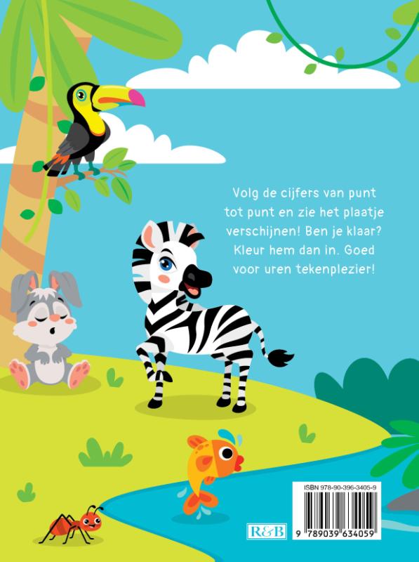 Achterkant van Van punt tot punt - Dieren