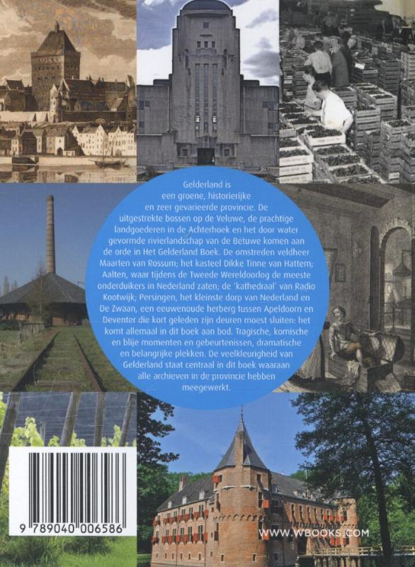 Achterkant van Het Gelderland boek