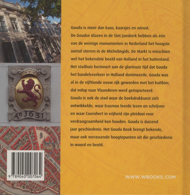 Achterkant van Het Gouda boek