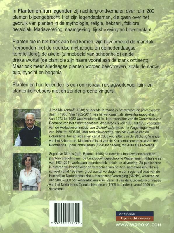 Achterkant van Planten en hun legenden