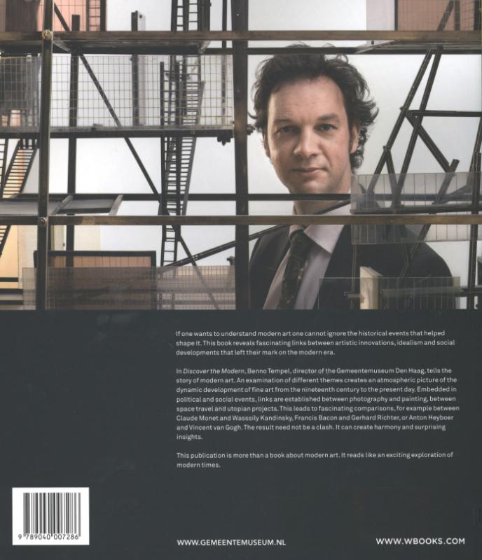 Achterkant van Discover the Modern